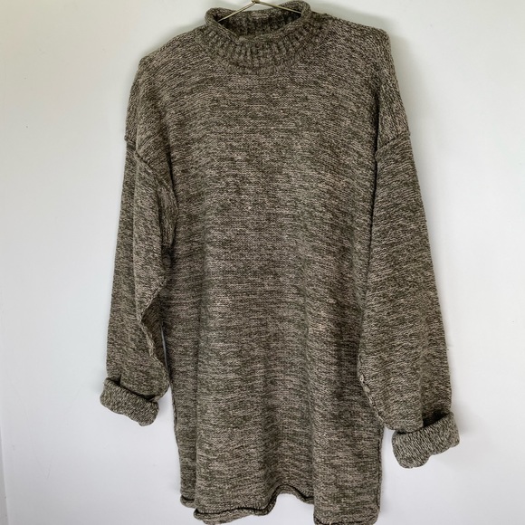 PAZZO Other - PAZZO Mock Neck Silk Blend Knit Sweater